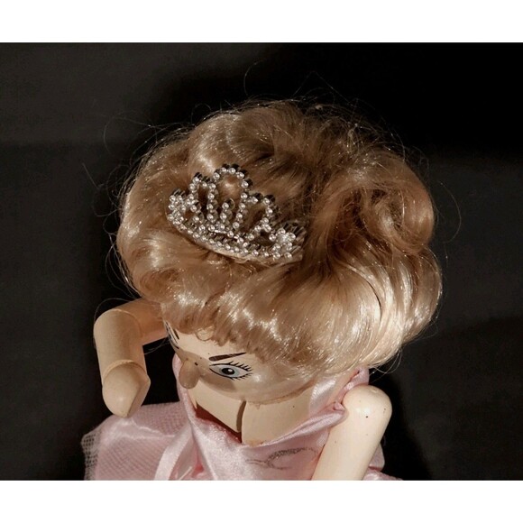 Pink Ballerina Nutcracker Princess 15" Wooden Holiday Christmas Decor Creative - Picture 7 of 10